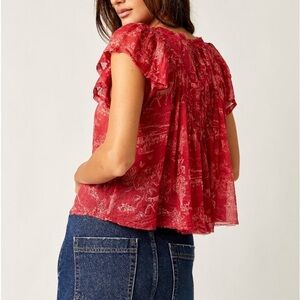 Free People Flowy Top